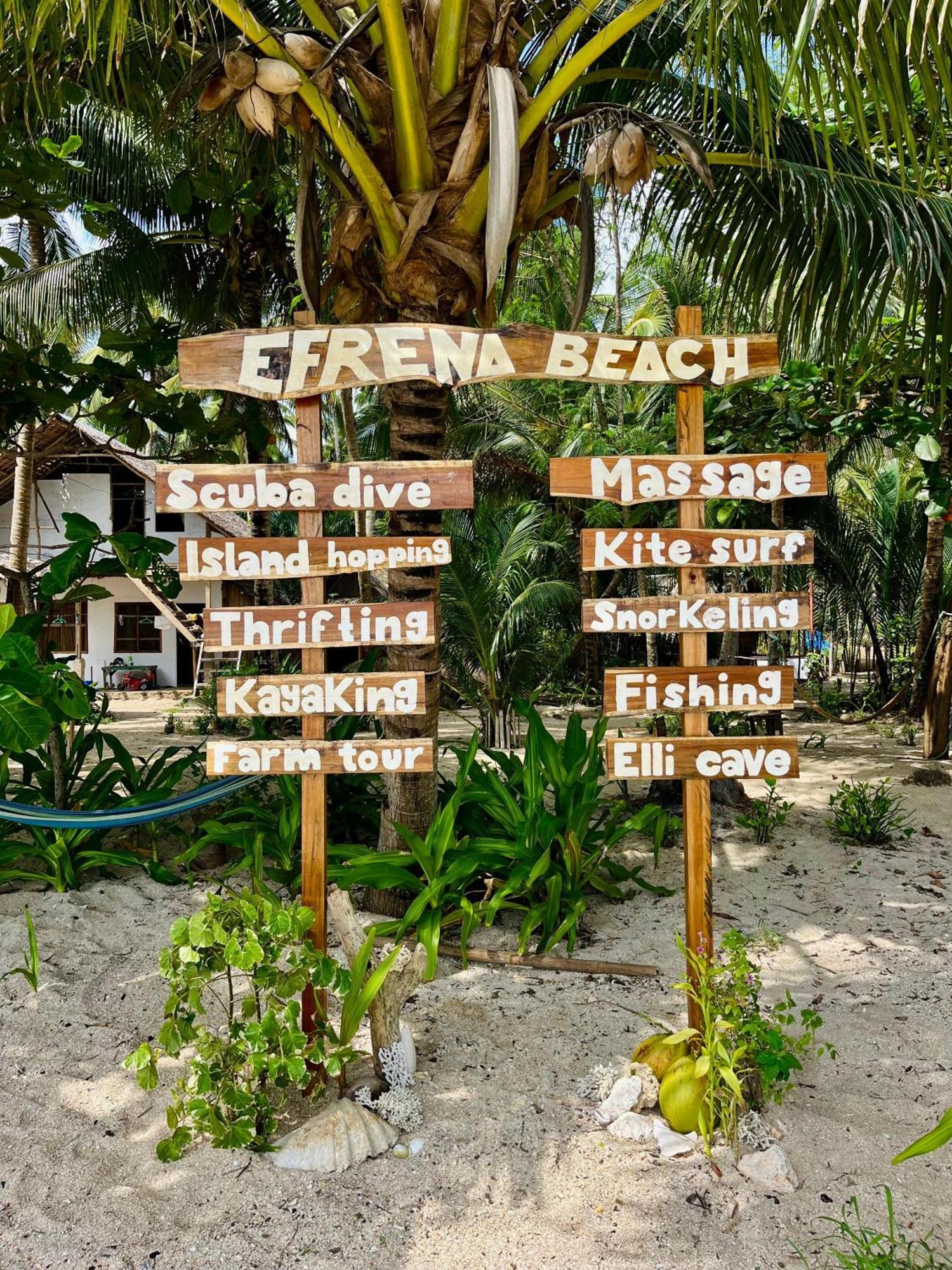 Efrena Agro Tourism Beach El Nido Esterno foto